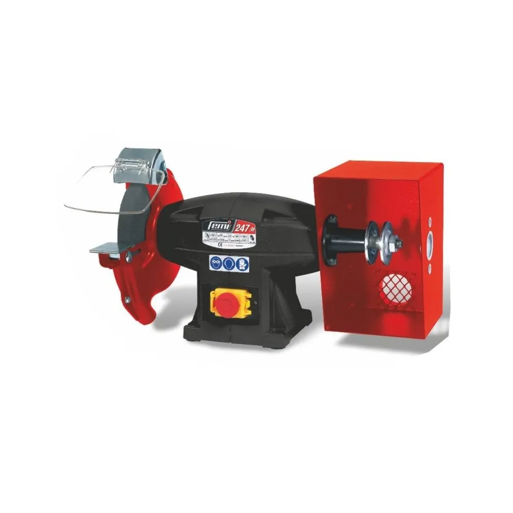MEULEUSE D'éTABLI COMBINéE INDUSTRIELLE 245 / M COD 8023232 FEMI Dinamitek 2