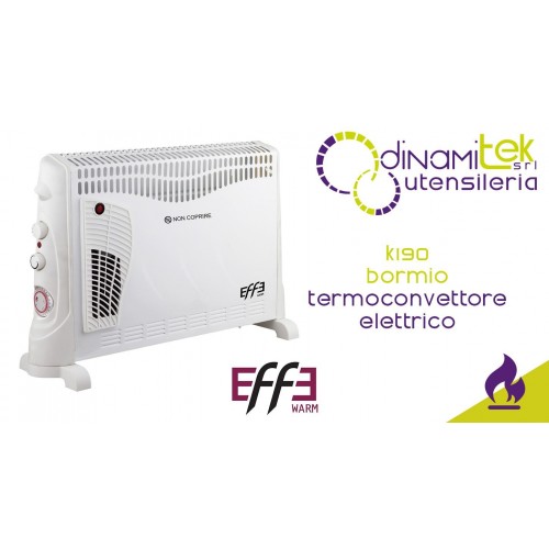 EFFE WARM TERMOCONVETTORE ELETTRICO K190 BORMIO Dinamitek 1