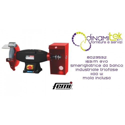 163 / M EVO INDUSTRIAL COMBINED BENCH GRINDER COD 8023532 FEMI Dinamitek 1