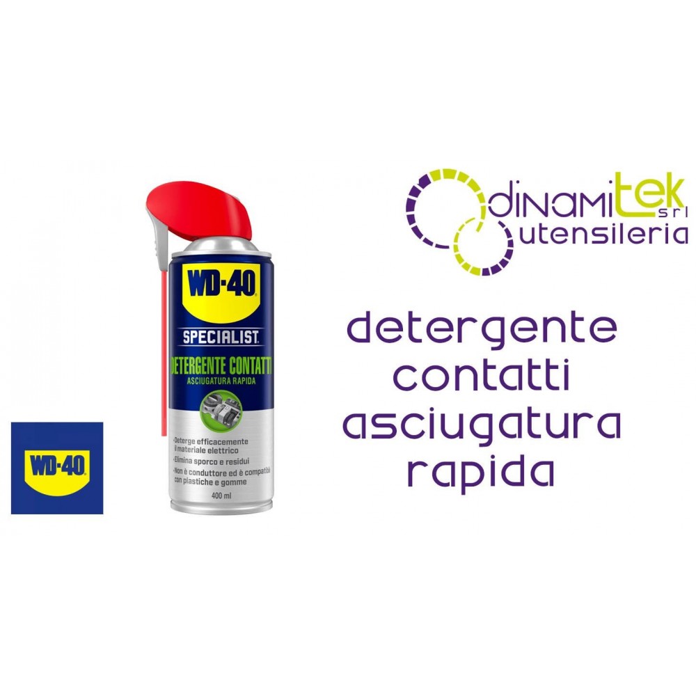 WD-40 SPECIALIST DETERGENTE CONTATTI ASCIUGATURA RAPIDA Dinamitek 1