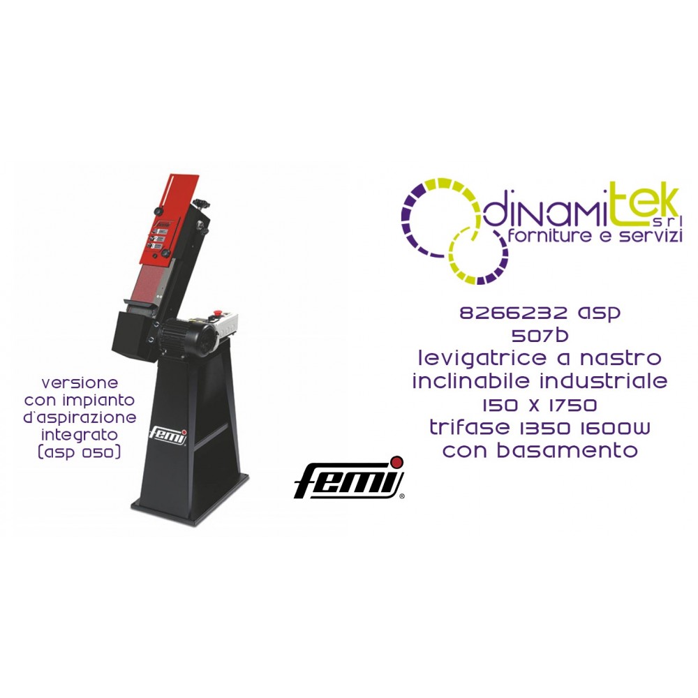 507 B LIJADORA DE BANDA FEMI COD 8266232 FEMI Dinamitek 1