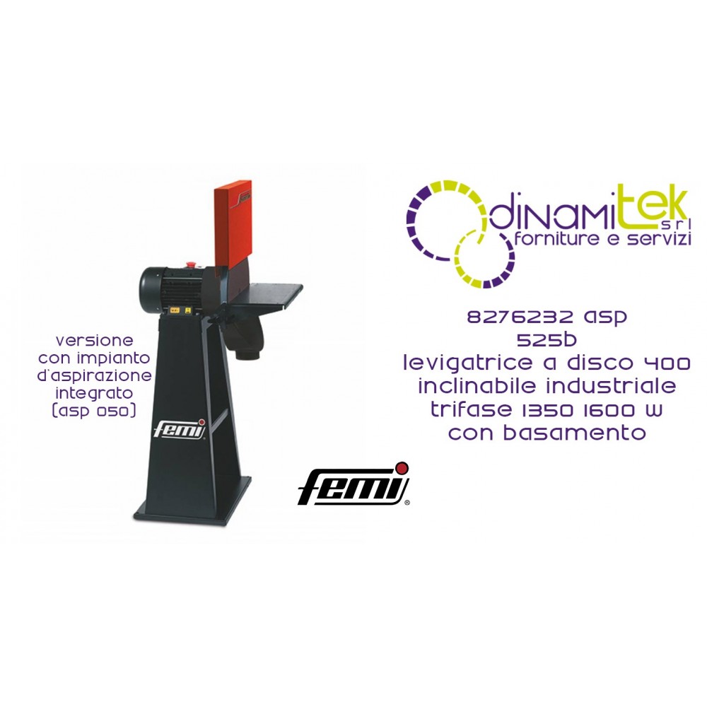 LIJADORA DE DISCO 525 B FEMI COD 8276232 FEMI Dinamitek 1