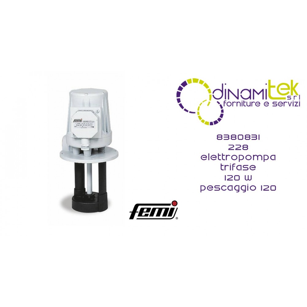 228 ELECTRIC PUMP CODE 8380831 FEMI Dinamitek 1