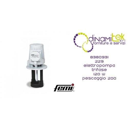 229 ELECTRIC PUMP CODE 8380931 FEMI Dinamitek 1