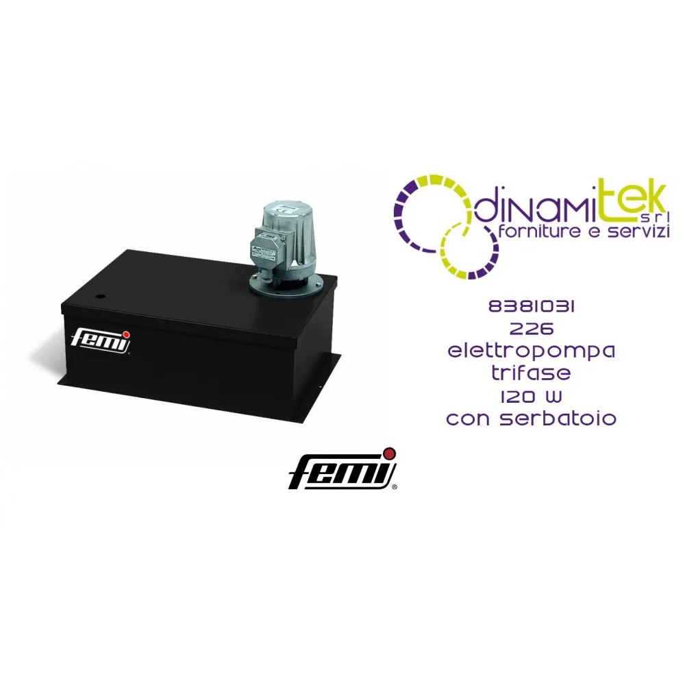 226 ELECTRIC PUMP CODE 8381031 FEMI Dinamitek 1