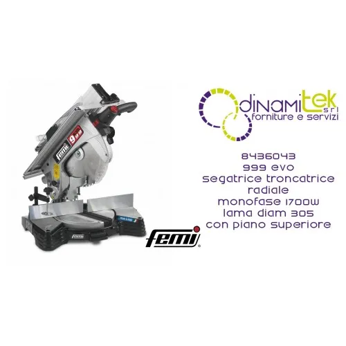999 EVO GEHRUNGSSäGE FüR HOLZ COD 8436043 FEMI Dinamitek 1