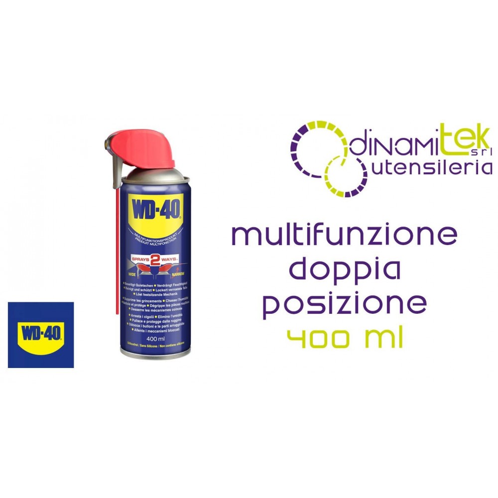 WD-40 SPECIALIST PRODOTTO MULTIFUNZIONE DOPPIA POSIZIONE 400 ml Dinamitek 1