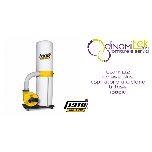 DC 352 PLUS CYCLONE ASPIRATOR COD 8674432 FEMI Dinamitek 1