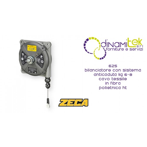 EQUILIBREUR 625 AVEC SYSTèME ANTI-CHUTE ZECA KG 6-8 CâBLE EN ACIER INOXYDABLE Dinamitek 1