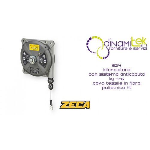 624 BALANCER WITH ANTI-FALL SYSTEM KG 4-6 TEXTILE CABLE IN POLYETHNIC FIBER HT ZECA