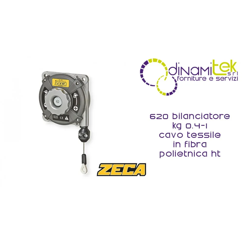 620 EQUILIBRADORA 0,4-1 KG CABLE DE ACERO INOXIDABLE ZECA Dinamitek 1