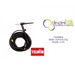 722563 ST9V DX25 TIG TORCH 4 M TELWIN Dinamitek 1