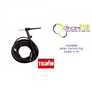 722563 ST9V TORCIA TIG DX25 4 m TELWIN