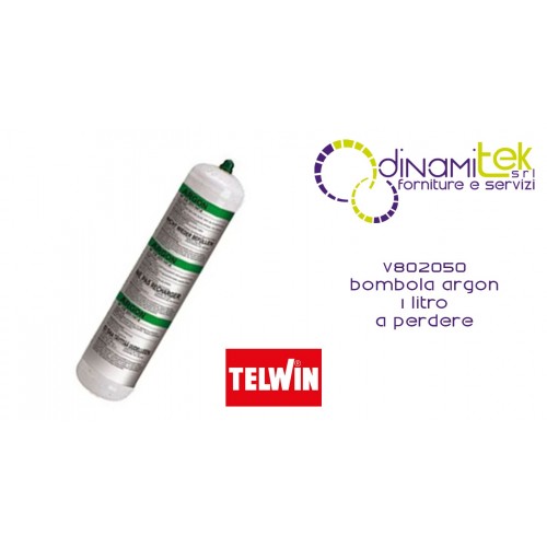 TELWIN 802050 BOMBOLA ARGON 1 L A PERDERE Dinamitek 1