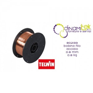 TELWIN 802133 BOBINA FILO ACCIAIO 0.8 MM 0.8 KG Dinamitek 1