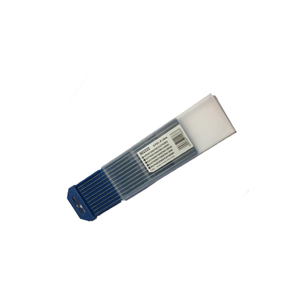 802222 KIT 10 WAXED TUNGSTEN ELECTRODES DIAM. 1.6 MM TELWIN Dinamitek 2