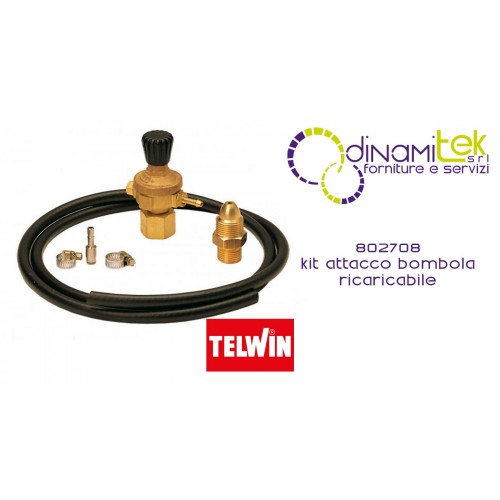 802708 CONNECTION KIT FOR TELWIN REFILLABLE CYLINDER Dinamitek 1