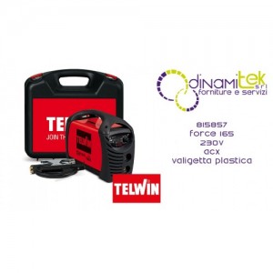MáQUINA DE SOLDADURA 230V ACC. CON ESTUCHE DE PLáSTICO FORCE 165 TELWIN Dinamitek 1