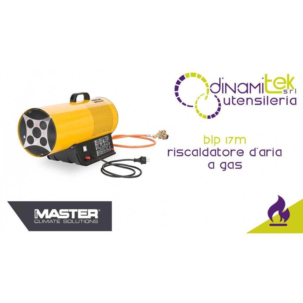 MASTER CLIMATE SOLUTION BLP 17M RISCALDATORE D'ARIA A GAS Dinamitek 1