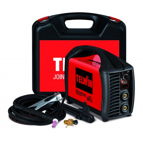 816220 SALDATRICE TECNICA 190 TIG-MMA DC LIFT VRD CON VALIGETTA DI PLASTICA TELWIN Dinamitek 2
