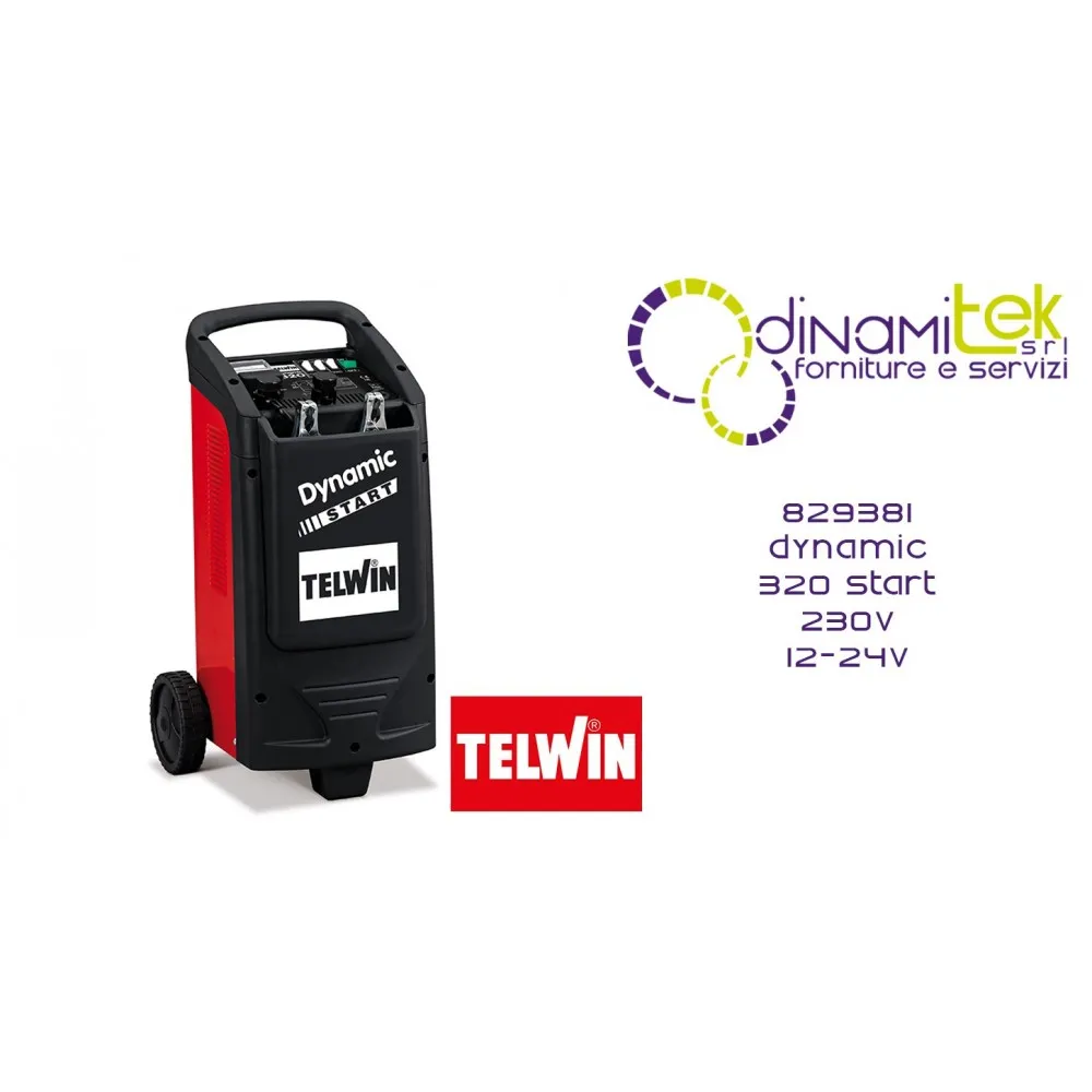 TELWIN 829381 DYNAMIC 320 START 230V 12-24V Dinamitek 1