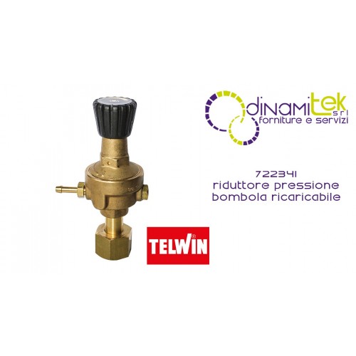 722341 RIDUTTORE PRESSIONE BOMBOLA RICARICABILE TELWIN Dinamitek 1