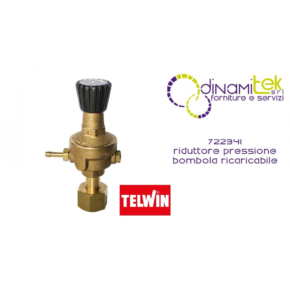 722341 RIDUTTORE PRESSIONE BOMBOLA RICARICABILE TELWIN Dinamitek 1