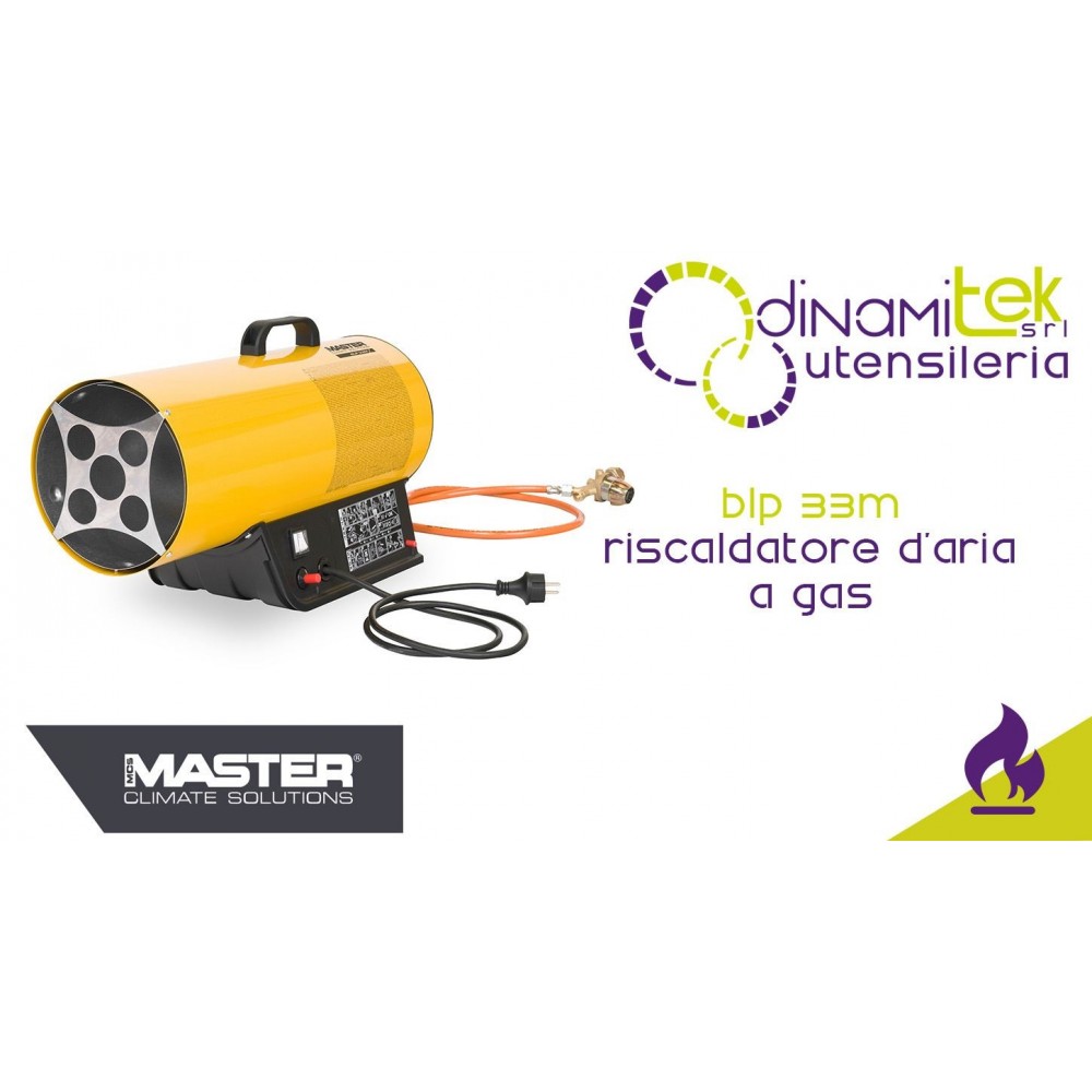MASTER CLIMATE SOLUTION BLP 33M RISCALDATORE D'ARIA A GAS Dinamitek 1