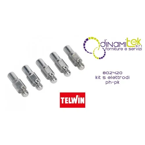 802420 ACCESSORIO SALDATRICE KIT 5 ELETTRODI PH-PK TELWIN Dinamitek 1
