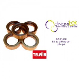 802422 ACCESSORIO SALDATRICE KIT 5 DIFFUSORI PH-PK TELWIN Dinamitek 1