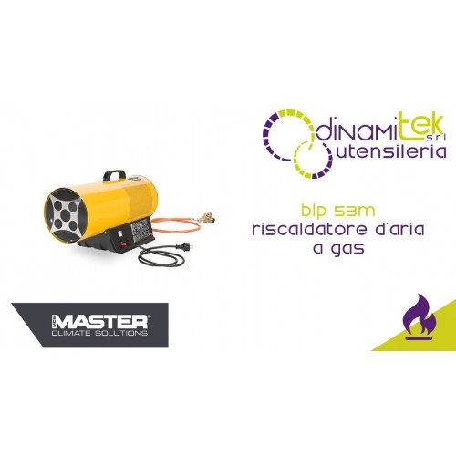 MASTER CLIMATE SOLUTION BLP 53M RISCALDATORE D'ARIA A GAS Dinamitek 1