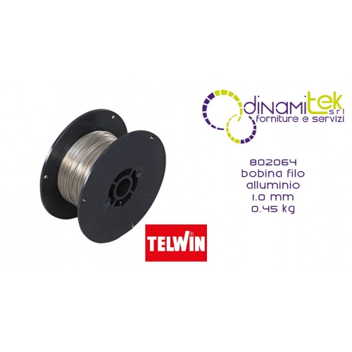 802064 ACCESSORIO SALDATRICE BOBINA FILO ALLUMINIO 1.0 mm 0.45 kg TELWIN Dinamitek 1