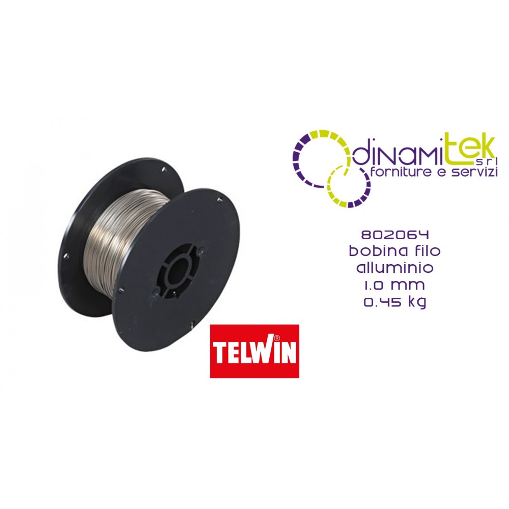 TELWIN 802064 BOBINA FILO ALLUMINIO 1.0 MM 0.45 KG Dinamitek 1