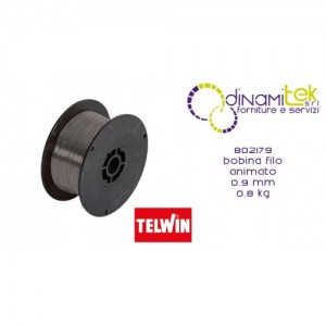 802179 ACCESSORIO SALDATRICE BOBINA FILO ANIMATO 0.9 mm 0.8 kg TELWIN Dinamitek 1