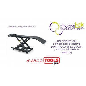 SPIN 05.085.04CW PONTE SOLLEVATORE PER MOTO E SCOOTER POMPA IDRAULICA 360 KG Dinamitek 1
