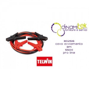 802516 CAVO AVVIAMENTO 3 m 550 A - PRO LINE TELWIN Dinamitek 1