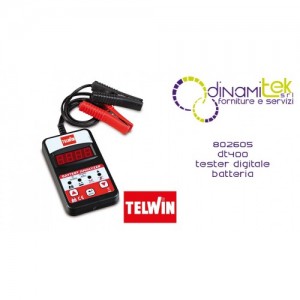 802605 DT400 TESTER DIGITALE BATTERIA TELWIN Dinamitek 1