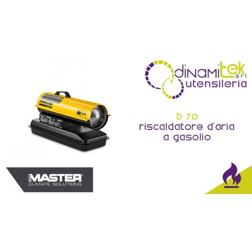 MASTER CLIMATE SOLUTION B 70 RISCALDATORE A GASOLIO Dinamitek 1