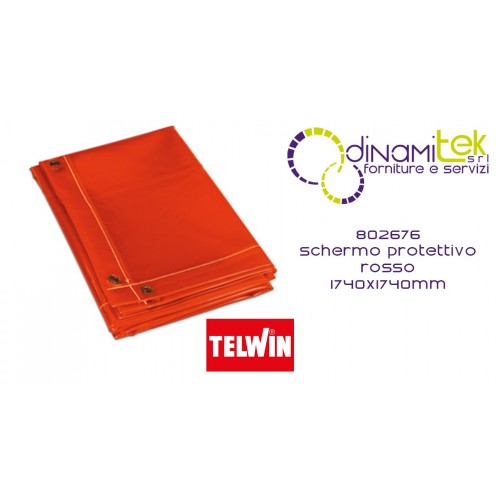 802676 ACCESSORIO MASCHERA SCHERMO PROTETTIVO ROSSO 1740 x 1740 mm TELWIN Dinamitek 1