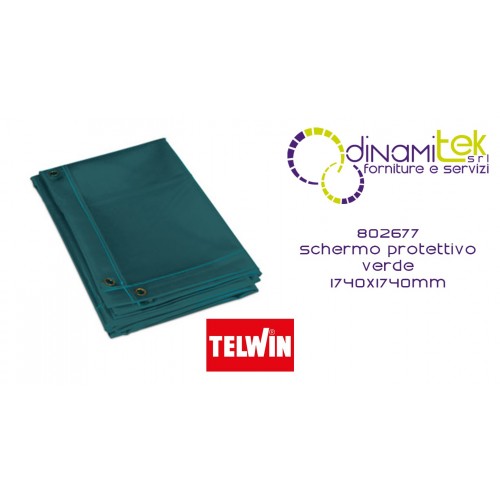 802677 ACCESSORIO MASCHERA SCHERMO PROTETTIVO VERDE 1740 x 1740 mm TELWIN Dinamitek 1