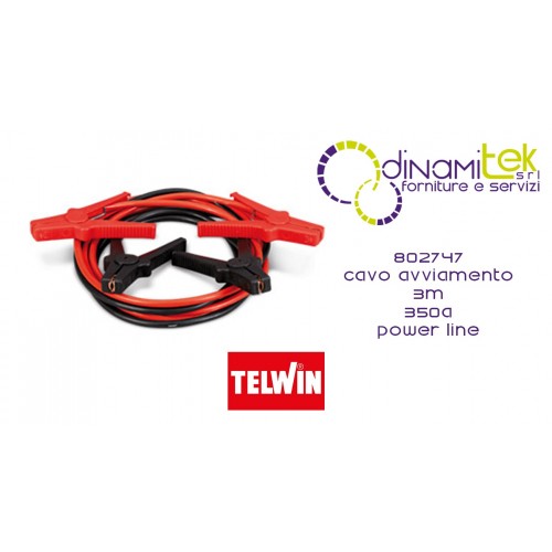 802747 CAVO AVVIAMENTO 3 m 350 A - POWER LINE TELWIN Dinamitek 1
