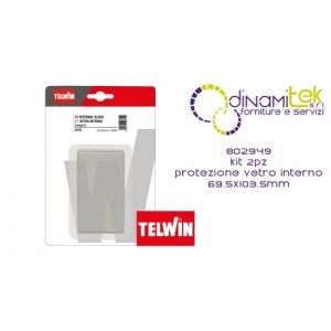 802949 KIT 2 pz PROTEZIONE VETRO INTERNO 69.5 x 103.5 mm TELWIN Dinamitek 1