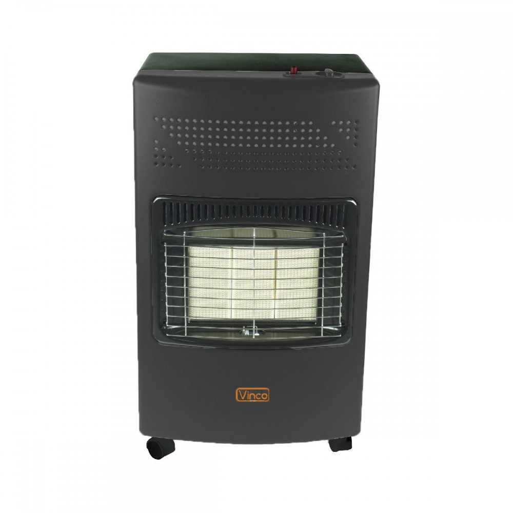 VINCO 71406 STUFA A GAS 4200W GRIGIO SCURO Dinamitek 2