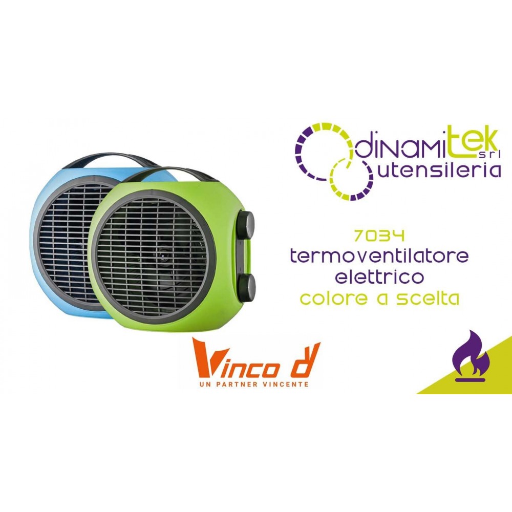 VINCO 7034 TERMOVENTILATORE ELETTRICO Dinamitek 1