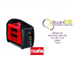 852045 SALDATRICE TECNICA 190 TIG DC-LIFT VRD 230V + ACC. TELWIN Dinamitek 1