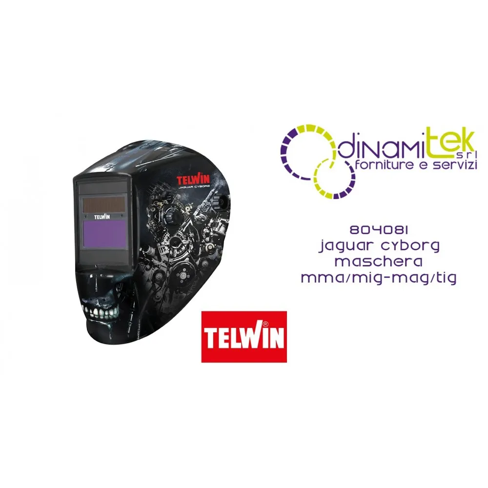 804081 JAGUAR CYBORG MASCHERA MMA/MIG-MAG/TIG TELWIN Dinamitek 1