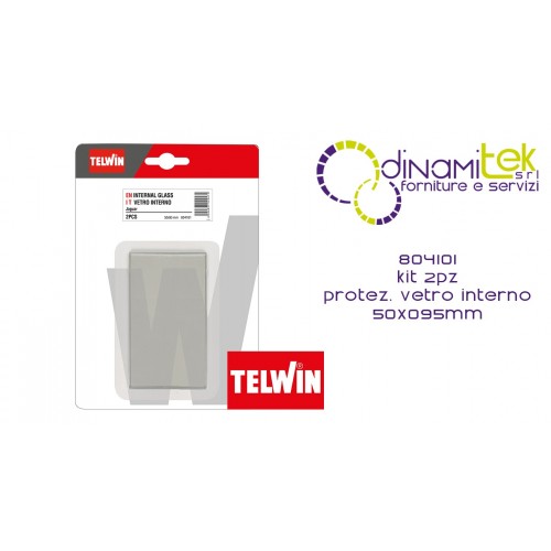 804101 KIT 2 pz PROTEZIONE VETRO INTERNO 50 x 095 mm TELWIN Dinamitek 1