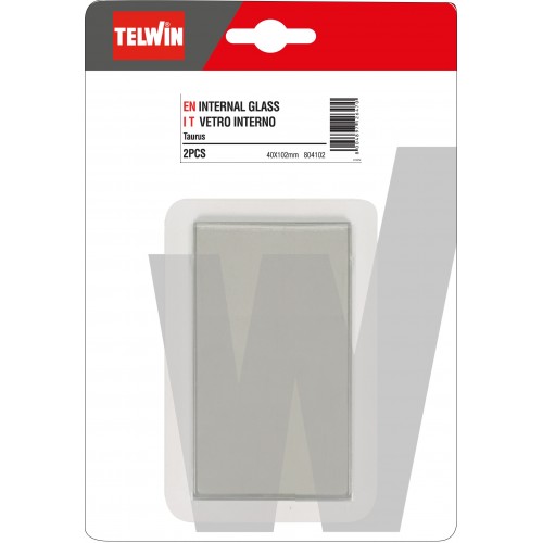 804102 KIT 2 pz PROTEZIONE VETRO INTERNO 40 x 102 mm TELWIN Dinamitek 2