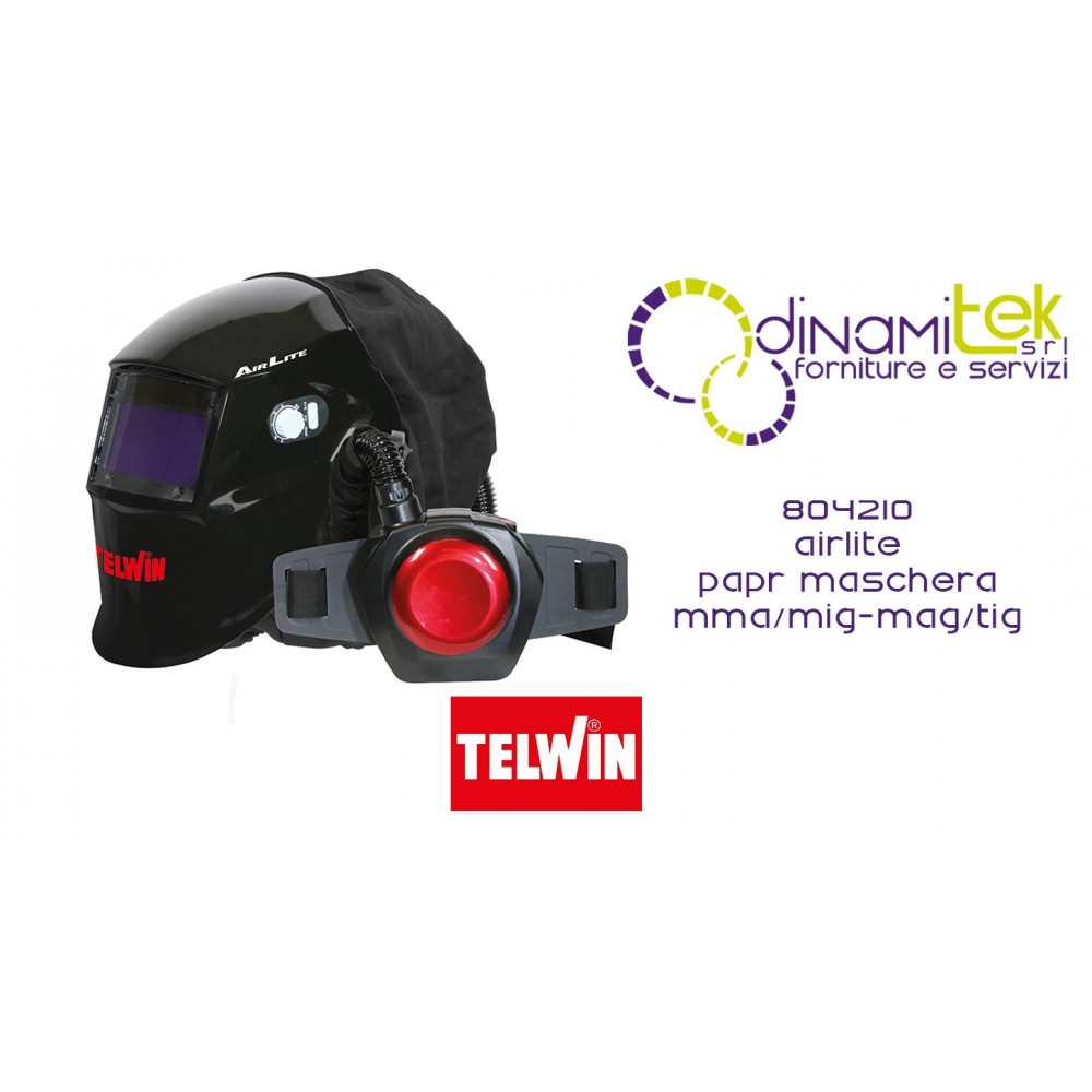 804210 AIRLITE PAPR MASCHERA MMA/MIG-MAG/TIG TELWIN Dinamitek 1