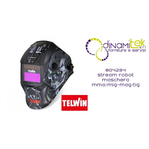 804234 STREAM ROBOT MASCHERA MMA/MIG-MAG/TIG TELWIN Dinamitek 1